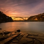sunset river Douro